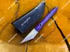 Stainless Steel & Purple Wood