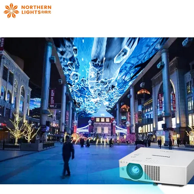 Immersive Movie Holographic Projector Cloud 3D Interactive Immersive projector Animation projector image for hotel