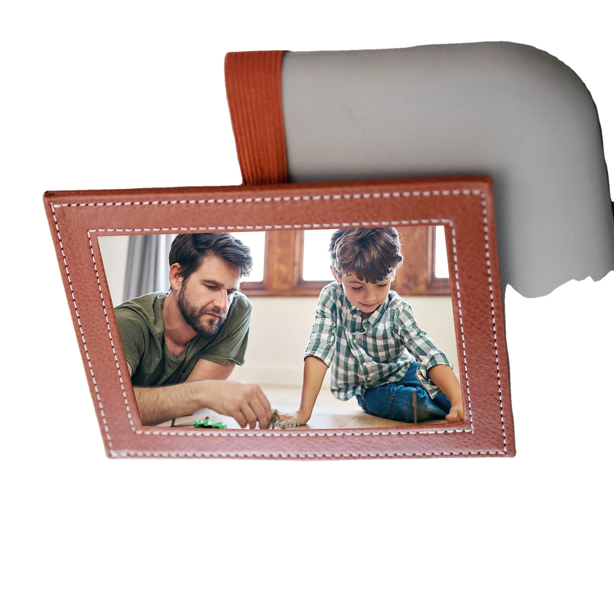 Personalized Car Photo Frame for Dashboard Customizable Vehicle Picture Frame for Family & Travel Memories
