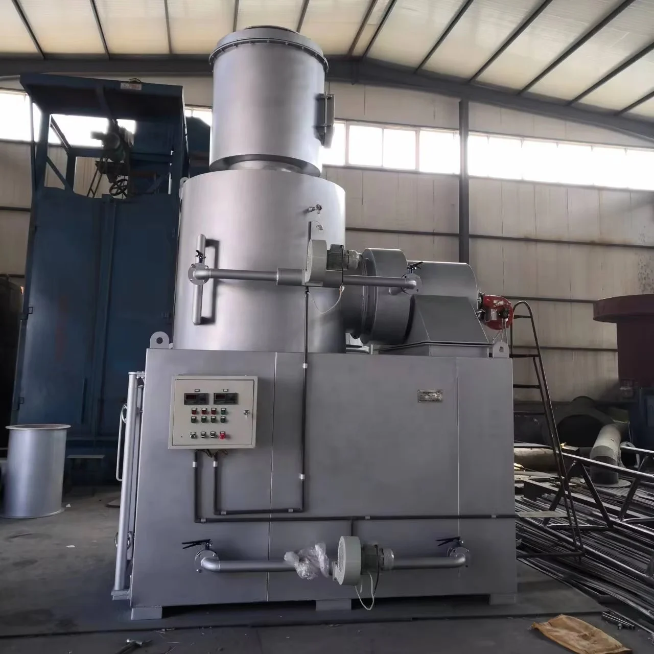 Incinerator with Less Smoke, Low Noise, and Easy Operation - Technical View