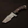 Damascus Steel & Black Wood