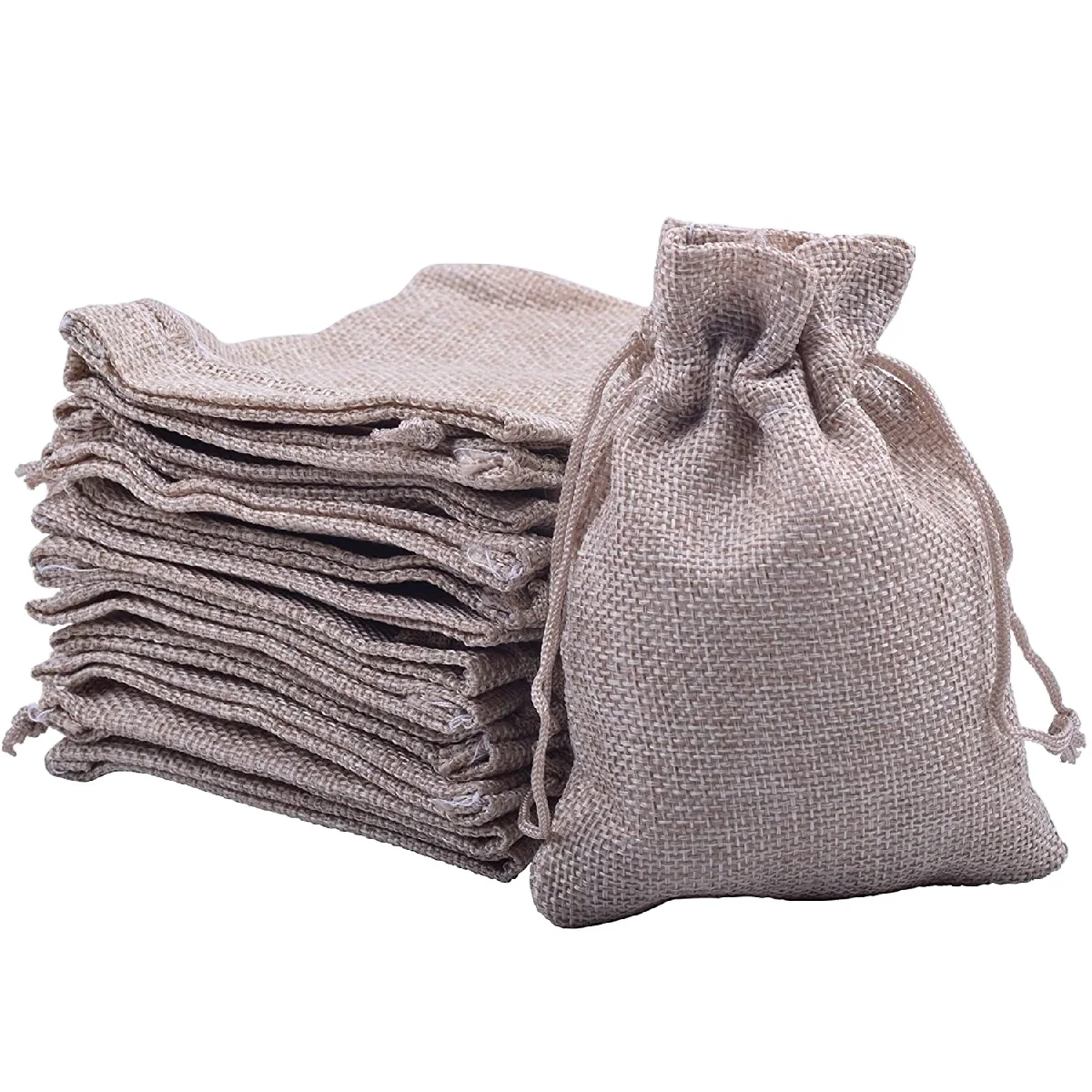 eco friendly natural jute burlap bag sack for rice sugar coffee