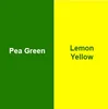 Verde guisante y amarillo limón