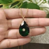 3. Green Emerald Quartz & White CZ