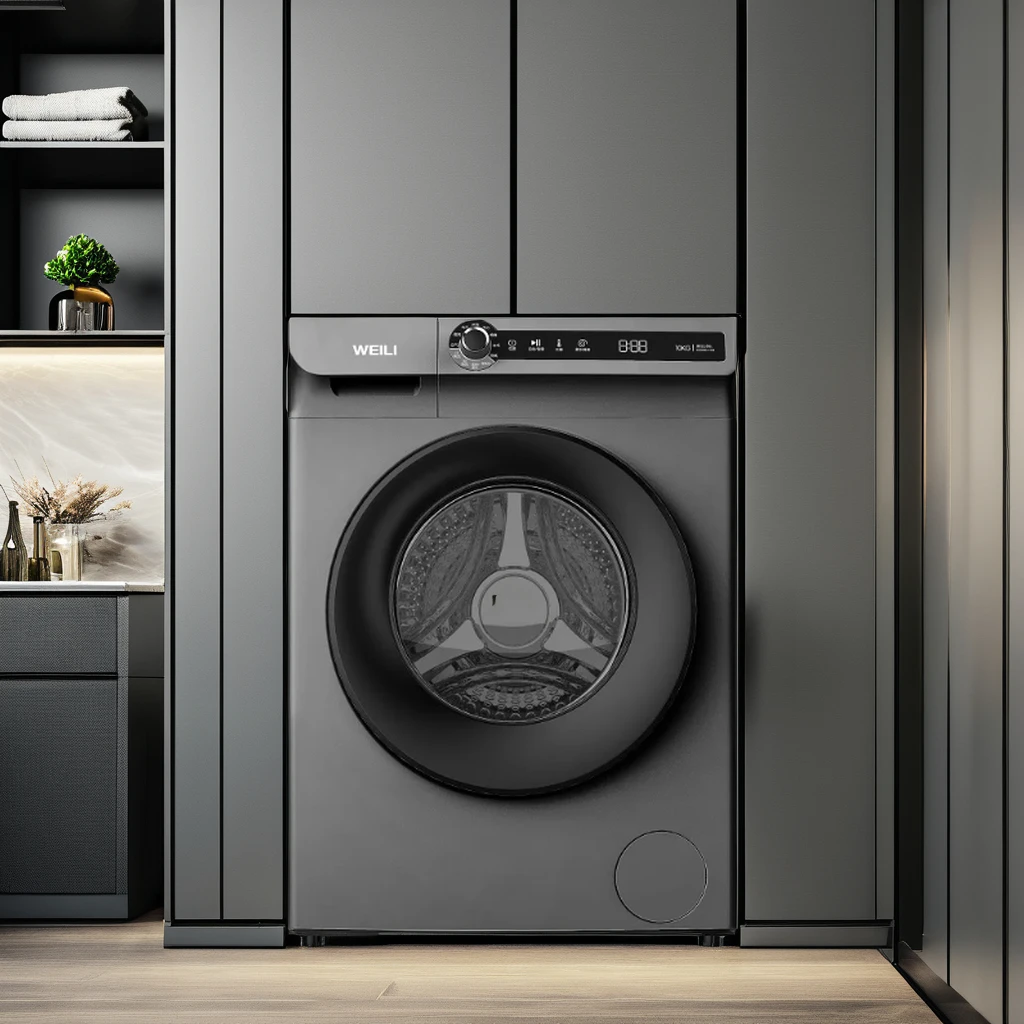 10kg全自動電気インバーター洗濯機（前面給水、プラスチック筐体 