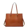 Alligator pattern brown