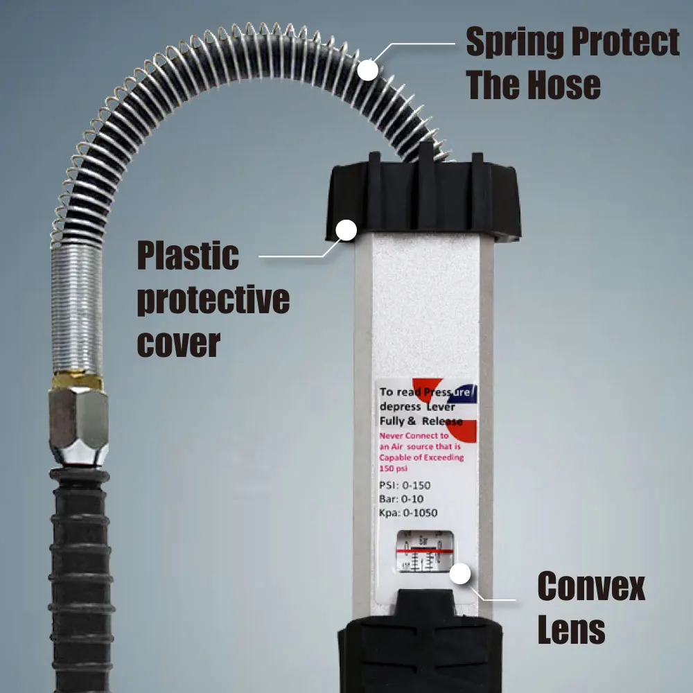 LEMATEC Heavy Duty Tyre Inflator for Truck and Vehicle Tools Portable for Industry Use