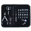 Kit de herramientas para extensiones de cabello blanco