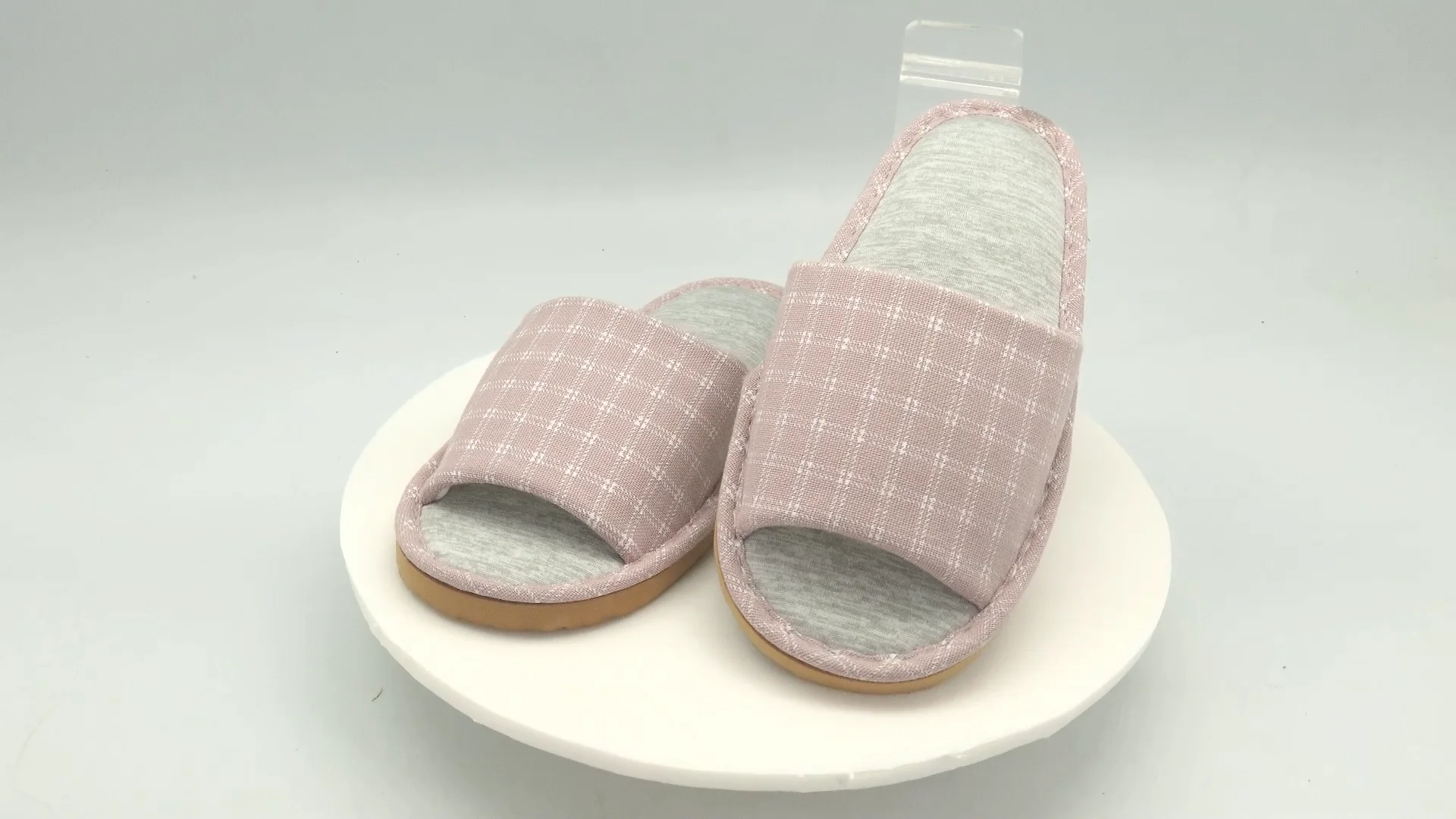 Pink Lightweight Comfortable Wholesale Cloth Slippers Buy Cloth