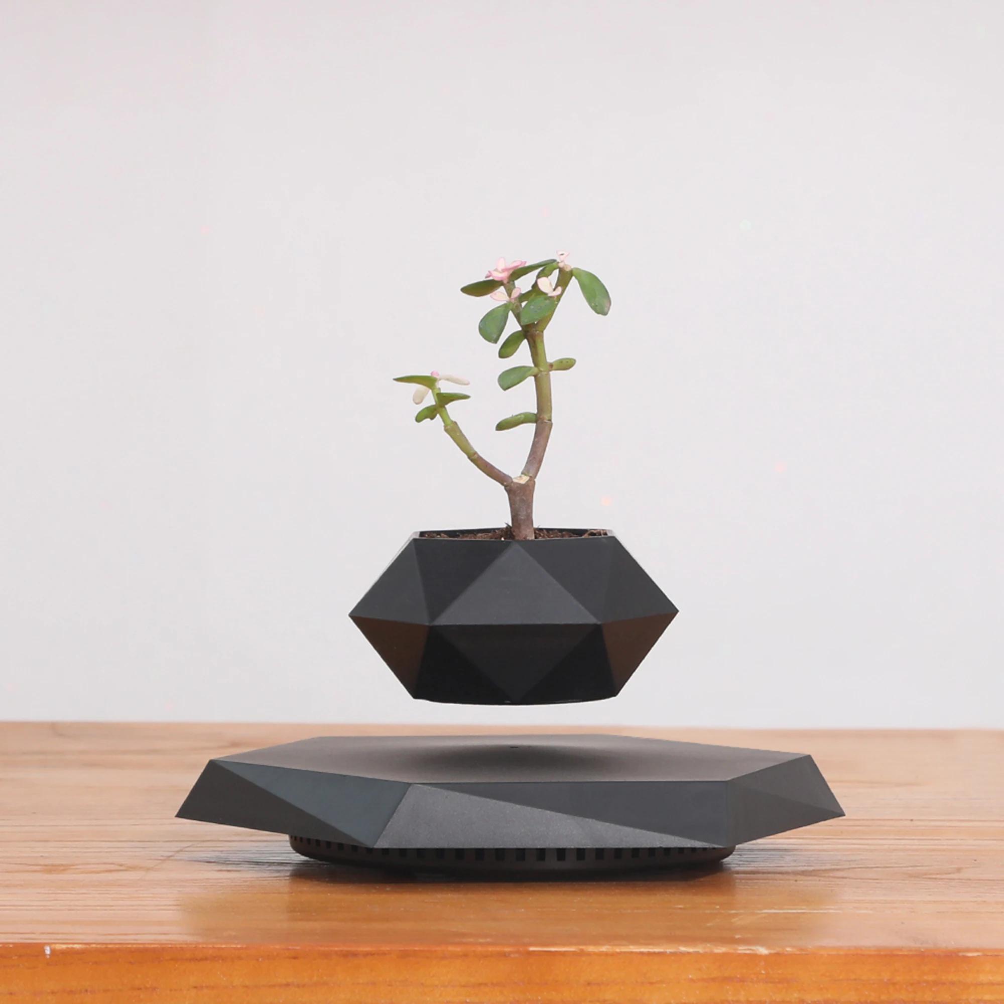 High Quality Personalized Magnetic Floating Levitating Modern Smart Gargen  Indoor Decoration Succulents Flower Plant Pot