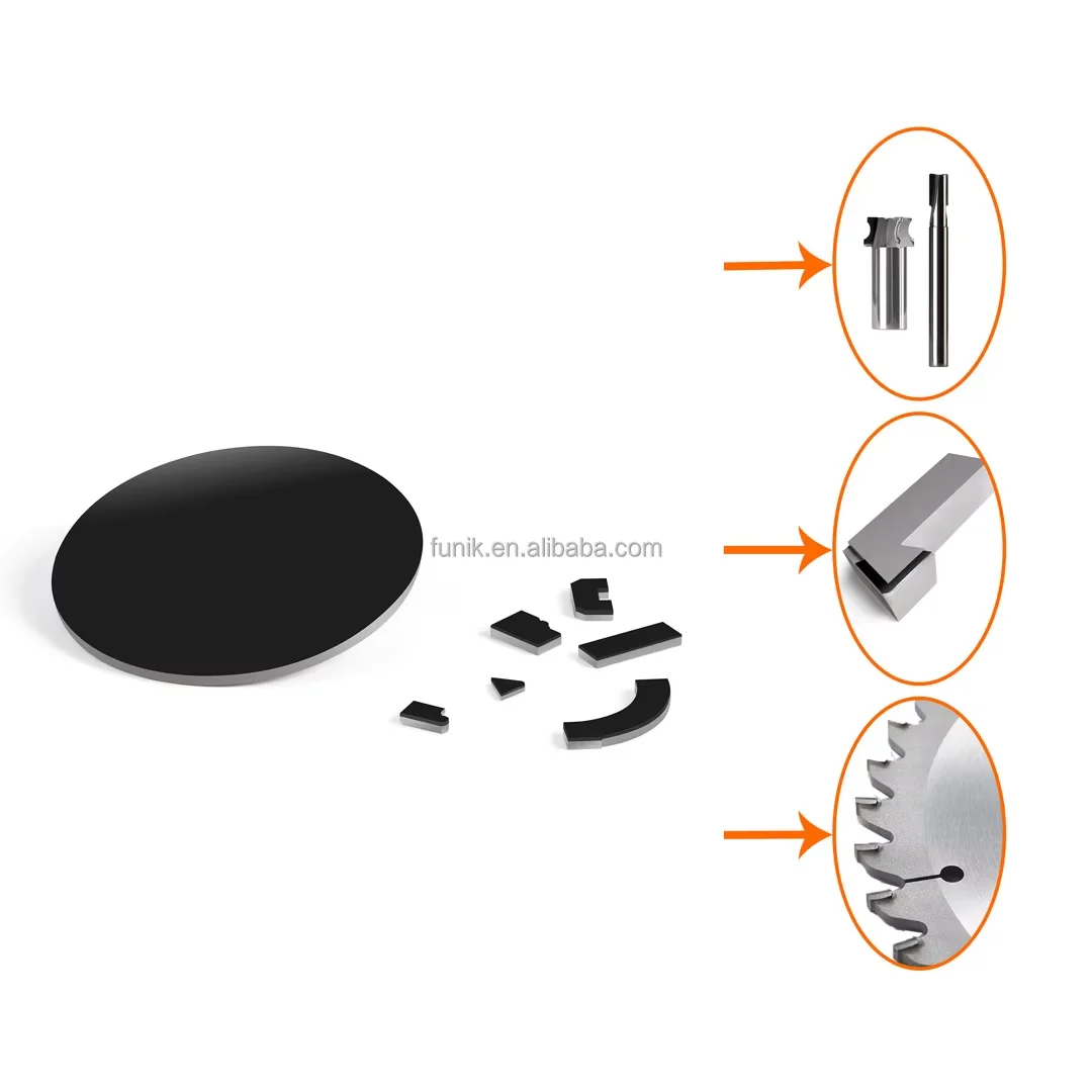 FUNIK PCD Compact for Making Wood Stone Metal Diamond Cutting Tools High Quality Pcd Blank Manufacturer
