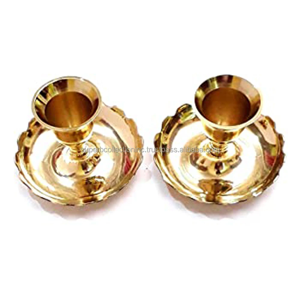 Brass Altar Religious Candle Holder Handmade Wholesale And Suppliers