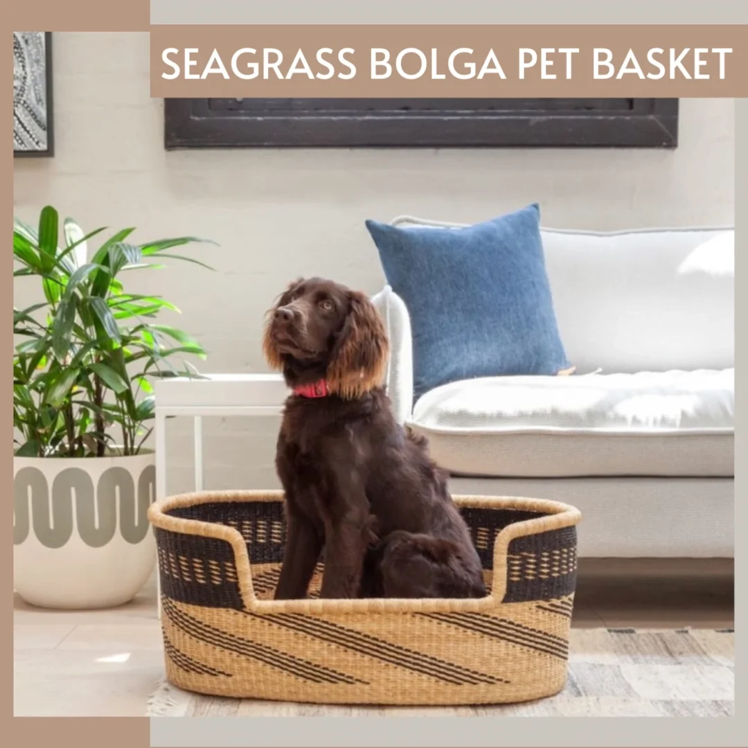 Pet Bed With Pad Pet's Basket Natural Seagrass Bed -  Norway