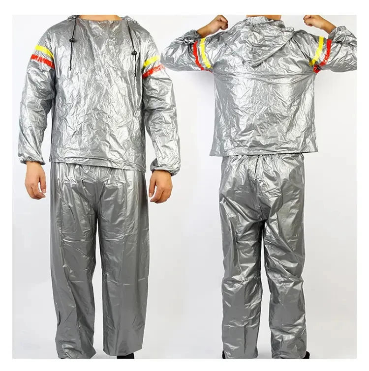 Glory Custom Womens 100% Cotton Sauna Suit Solid Eco-Friendly Breathable for Home Workouts Fat Burning Body Slimming