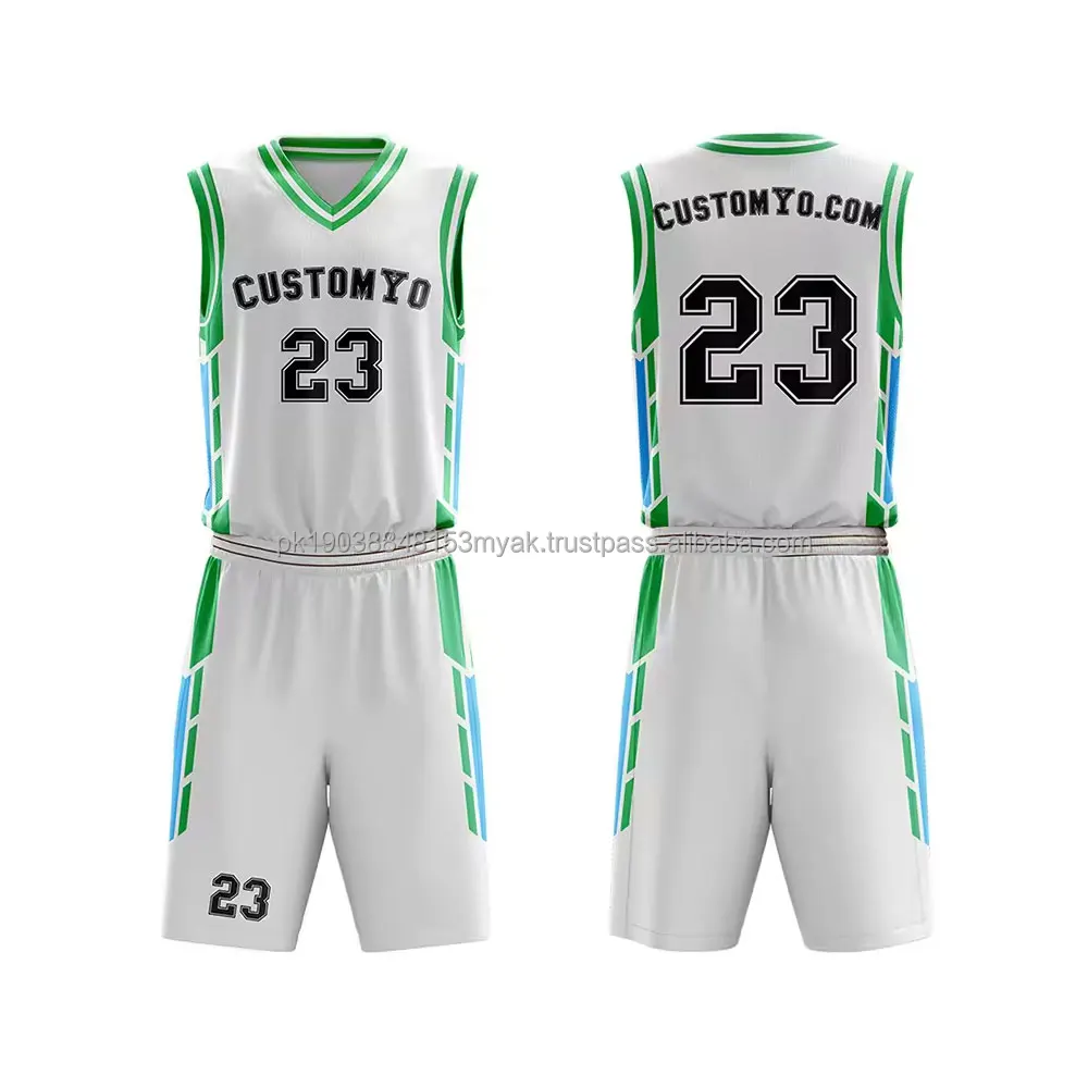 Customized Sublimation And Logo Basketball Jersey And Shorts New Men's ...