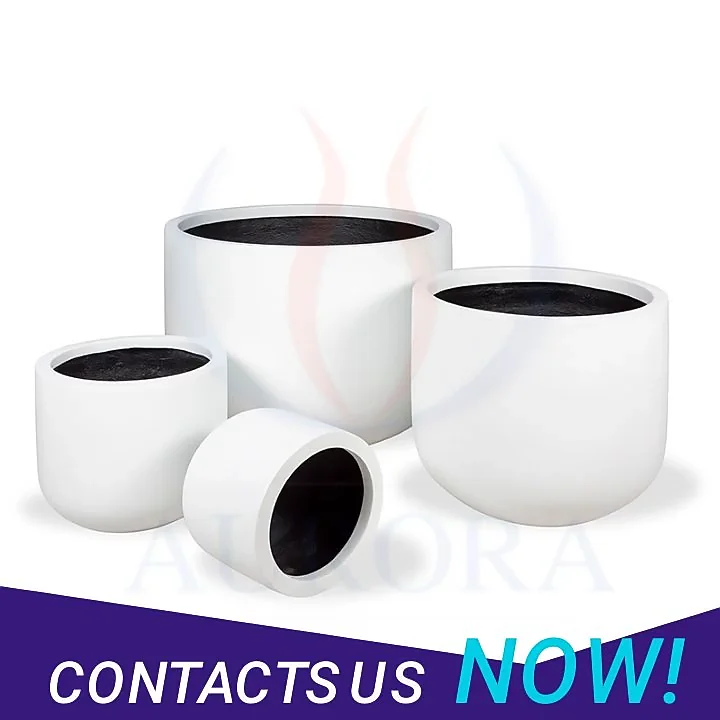 New Design Vietnam Supplier Fiberglass Planters Wholesale Indoor Plant