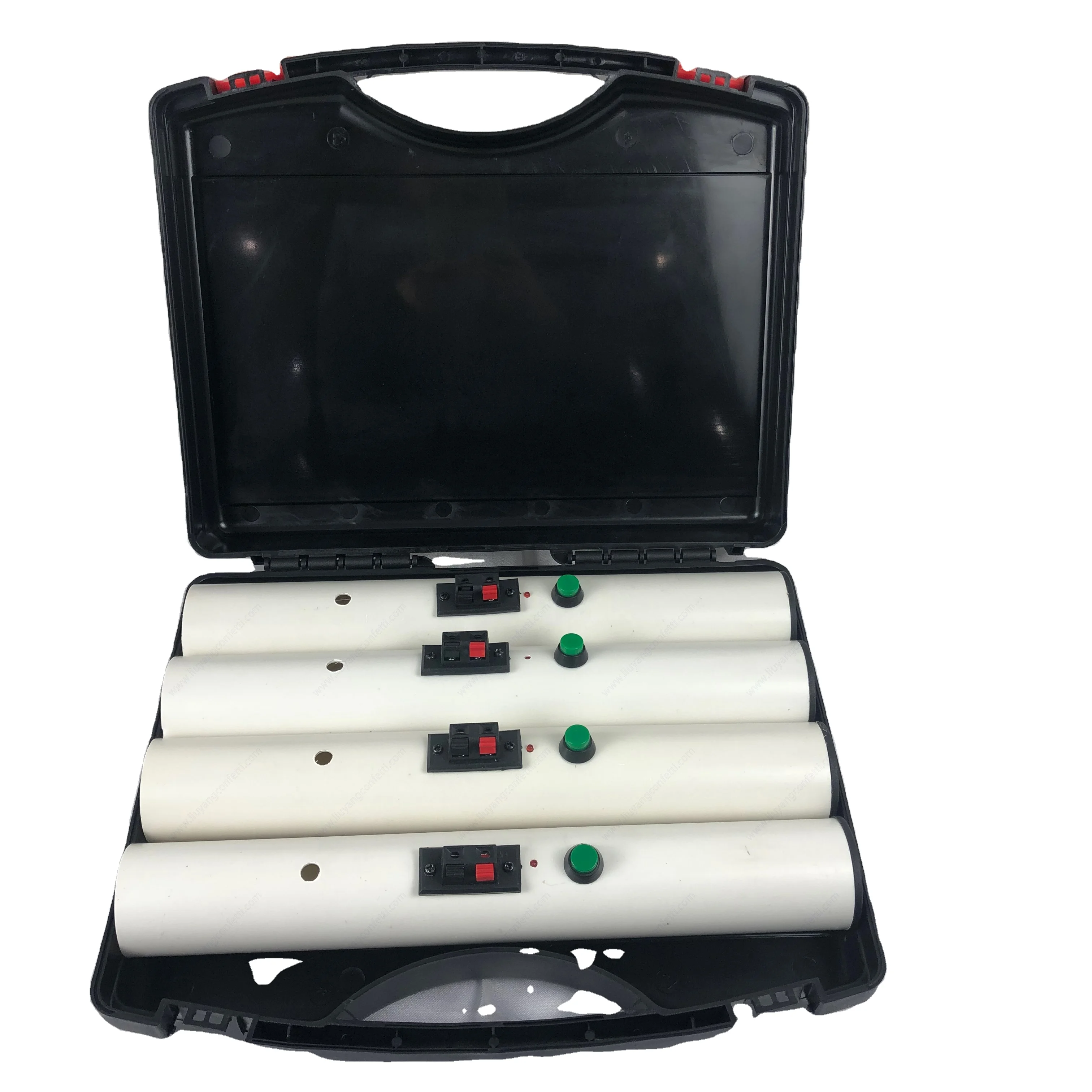 Firing System Handheld Cold Fountain Fireworks Pyro Wedding Machine FT008 Fountain Sparkler Gun Shooter Hand Held Stage