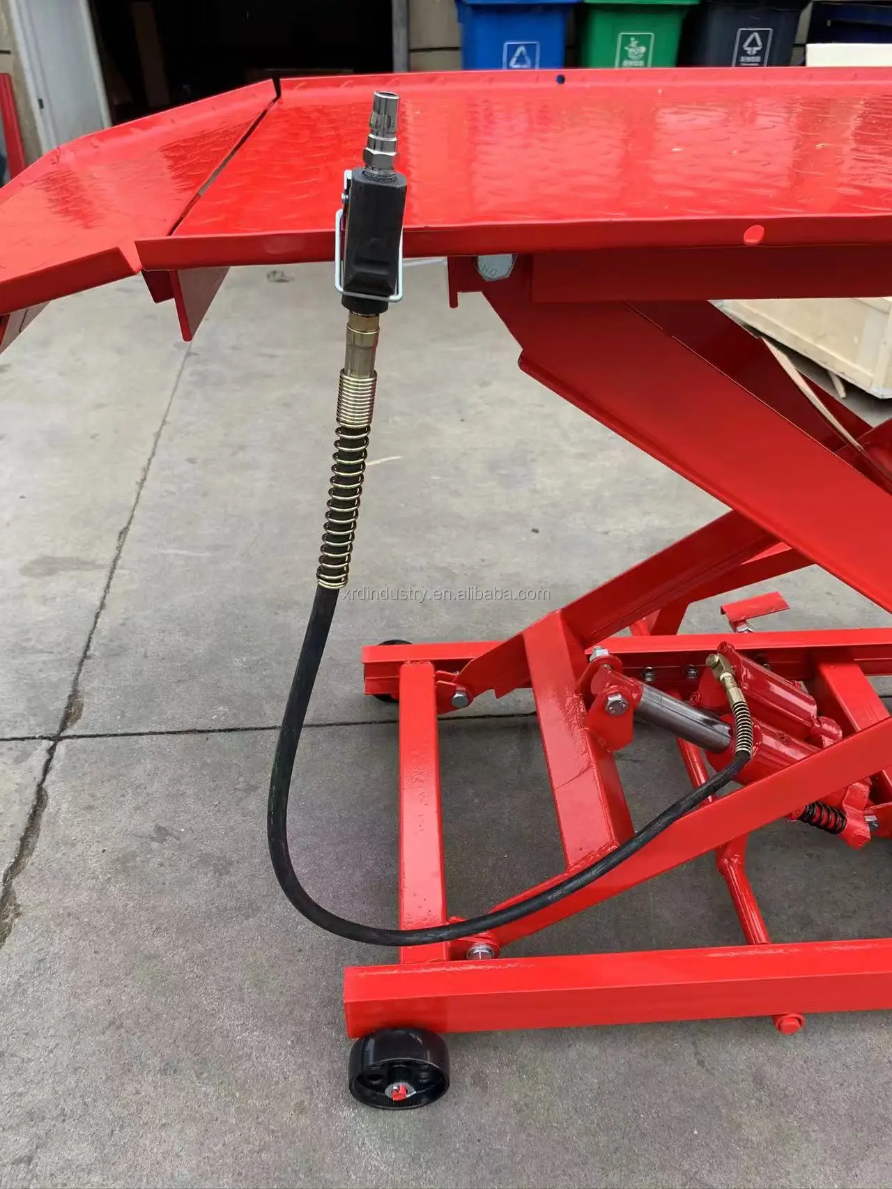 Osate 800lbs Hydraulic Pneumatic Motorcycle Lift Table With Ce