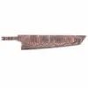 6:Overall: 9.5" Blade 7" Hidden Tang Tail 2.5"