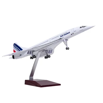 Factory Large Scale Model Aircraft Carrier Model 50cm Scale 1/125 Concorde Air France Large Air Planes Models