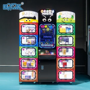 New Design Coin Operated Prize Vending Machine Crazy Monster for Shopping Mall