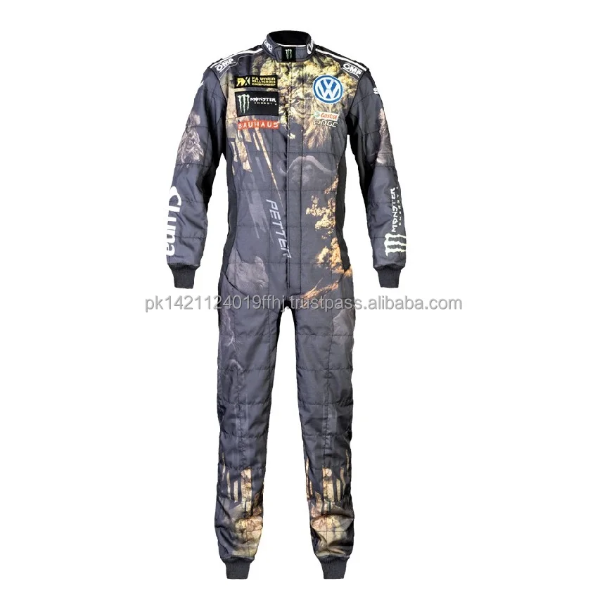 Pakistan Factory Go Kart Racing Suit Karting Race Suit Sublimation Printed Printed Kart Racing