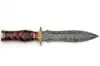 Crimson Red & Black Chevron Handle