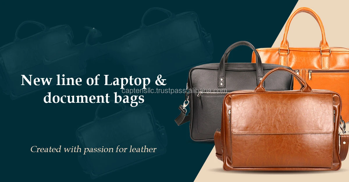 Customized In Stock Low Moq Leather Laptop Bags Top Selling Unique