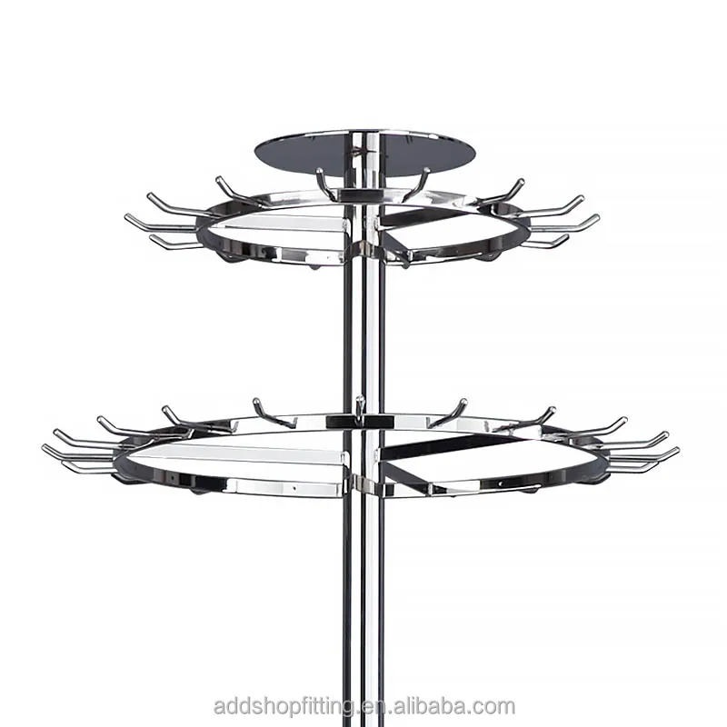 Stainless Rose Gold Rotating Display Rack Hair Extension Stand - Buy ...
