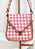 Pink & White Checkered