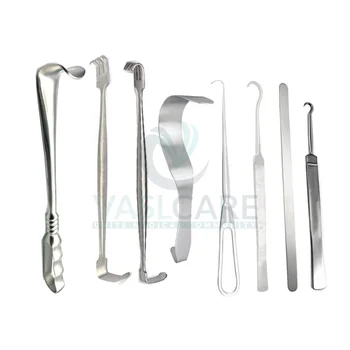 Juego Instrumental Ginecología Acero Inoxidable Juego De 8 Instrumentos Quirúrgicos De Urología/ginecología - Acero Inoxidable Grado Alemán - Fabricado En Pakistán Burt Munro