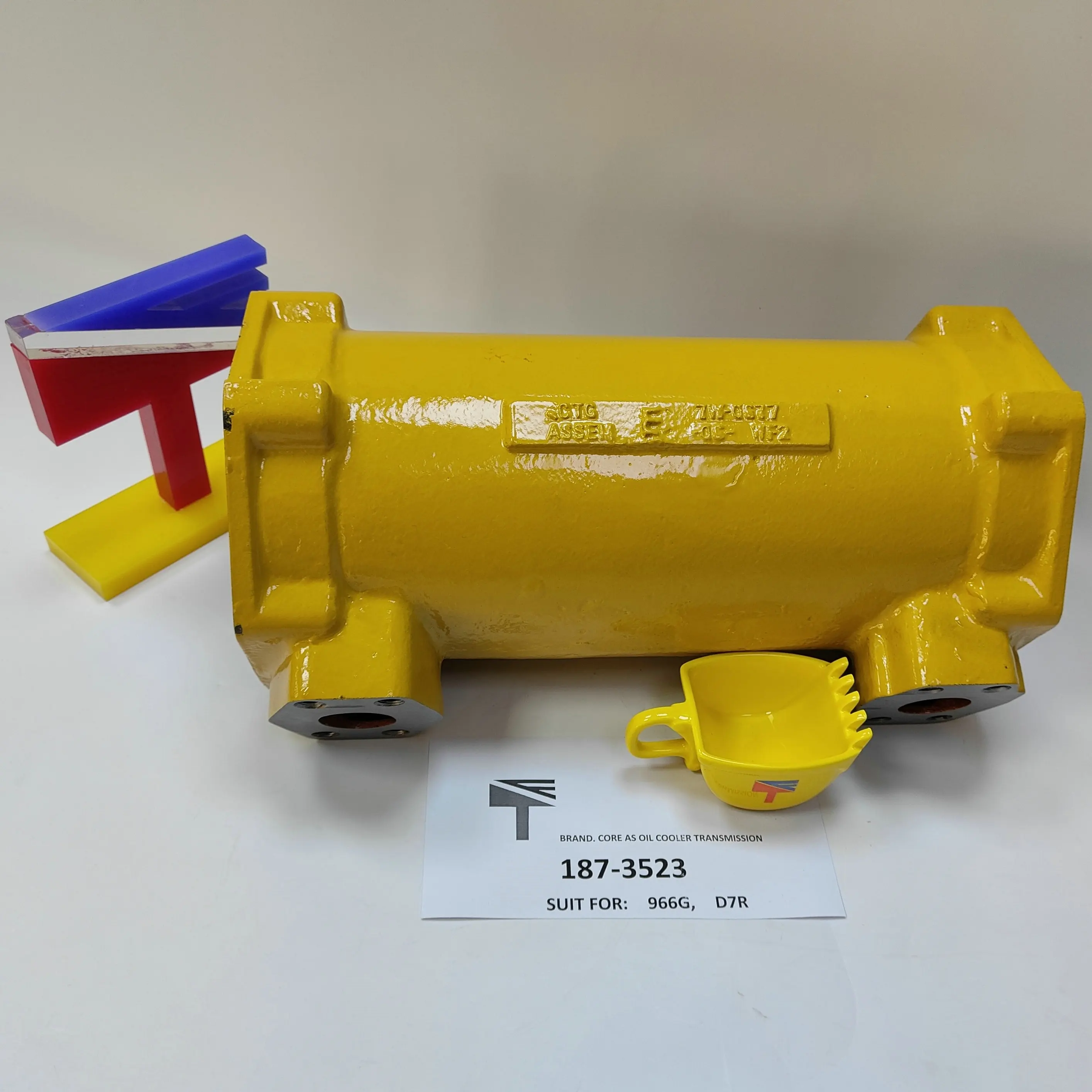 Alexander 純正　ベル　イエローブラス　ラッカー仕上げ 1873523 Mechanical Part Core - as Oil Cooler for 966G D7R