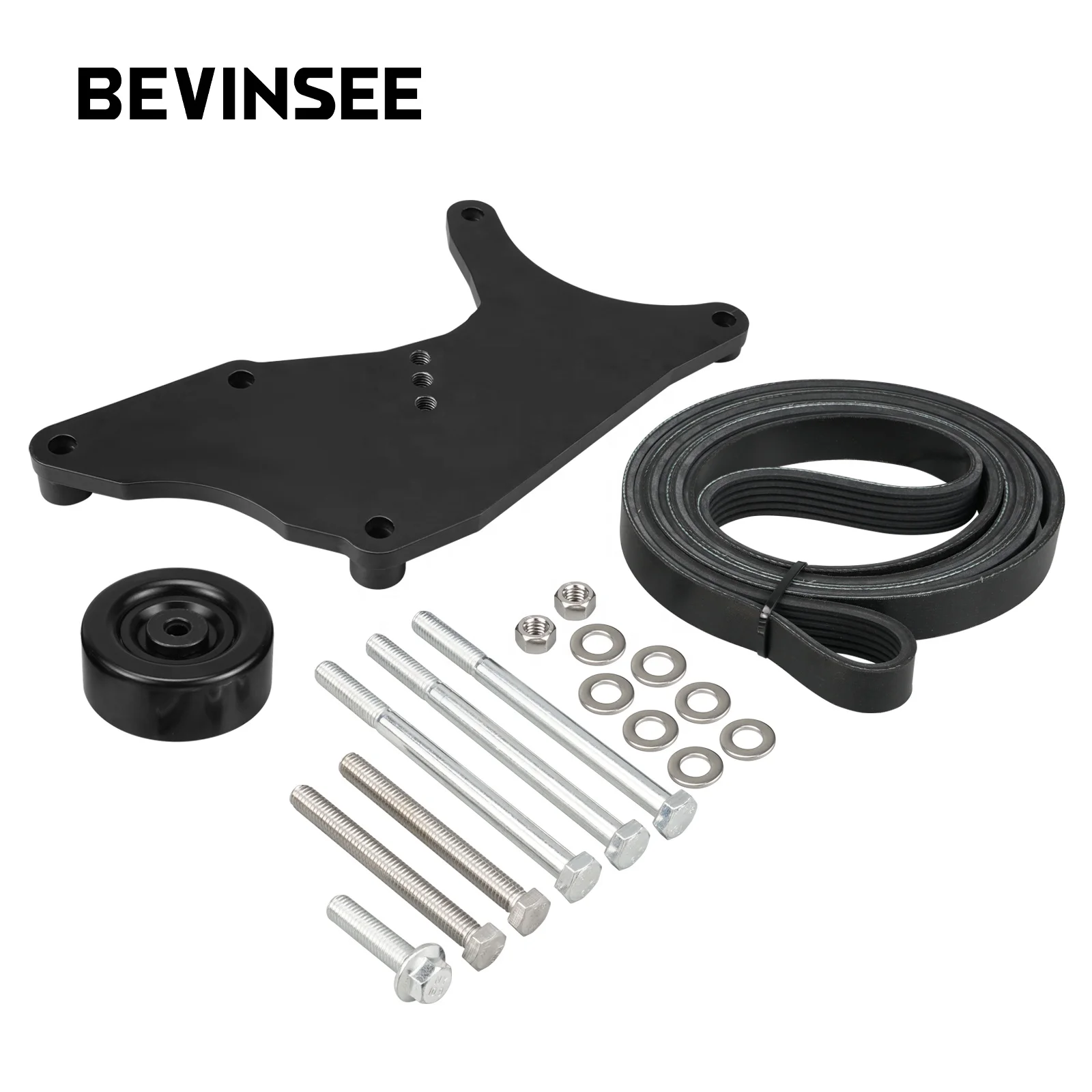 Bevinsee 1x Upgraded Cncmachined Vortec Engine Ls Dual Alternator