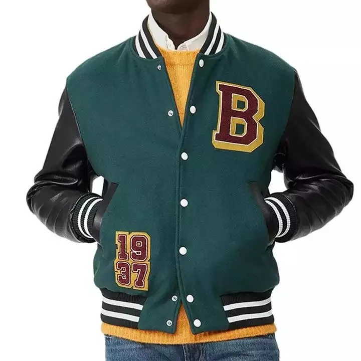 Casual Men Streetwear Cool Varisty Men's Baseball Letterman Jackets University Bomber College Jacket for Men