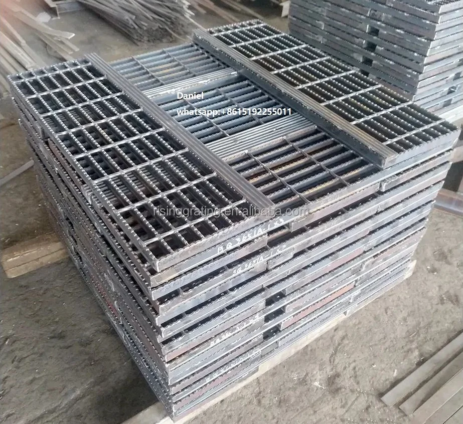 Weldlok Steel Grating Stair Treads With Abrasive Nosing - Buy Outdoor ...