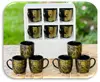 Black With Golden Flower Print