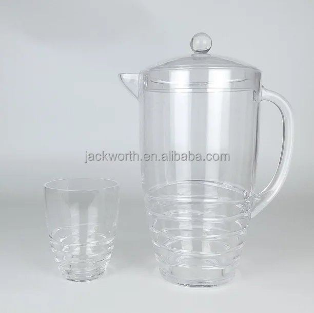 Picnic Acrylic Swirl Water Pitcher Tumbler Set Buy Taiwan Made