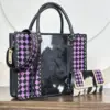 Purple & Black Checkered