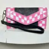 Pink & White Checkered