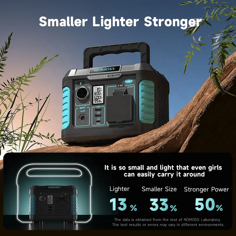 本日最終 値下げROMOSS RS300 ポータブル電源 Amazon.co.jp: ROMOSSポータブル電源 大容量 ポータブル