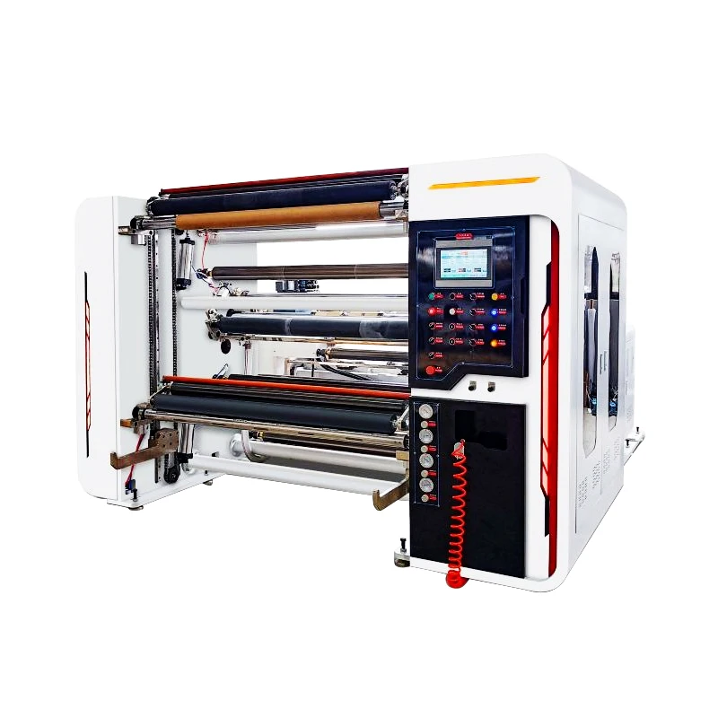 Slitter Rewinder Machine for Roll to Roll Processing with PLC Control for PVC Film