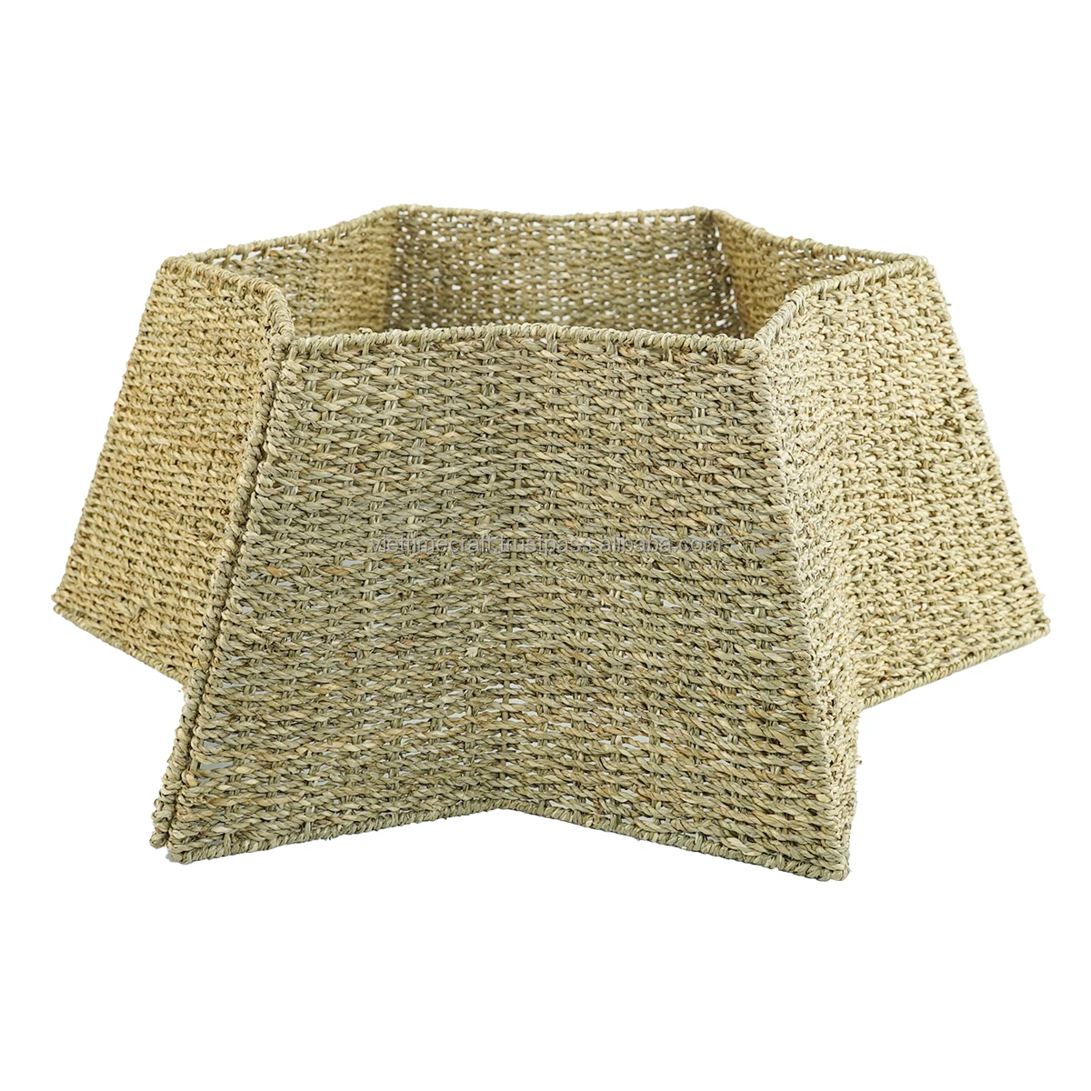 Customizable Size Water Hyacinth And Seagrass Tree Collar Model Vct For Christmas Tree Home