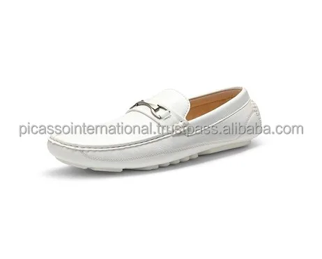 Superior Quality Classic Design Casual Daily Wear Widely Selling Cow Hide Genuine Leather Loafer Shoes from India