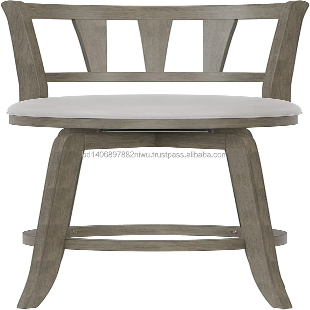 Ball & Cast Swivel Pub Height Barstool 29 Inch Seat Height Cherry