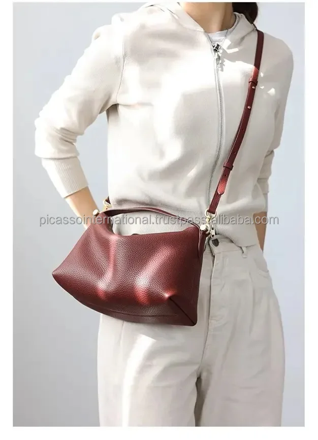 Women's Luxury Genuine Leather Handbag Top Wholesale Selling High Quality PVC Best Market Price Fashion Shoulder Underarm Bag