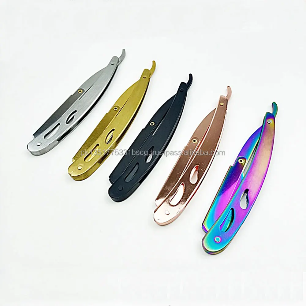 Nrza International High Quality Metal Handle Replaceable Straight Razor ...