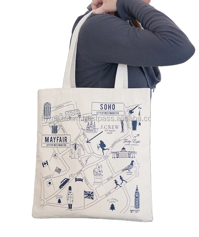 custom book bag