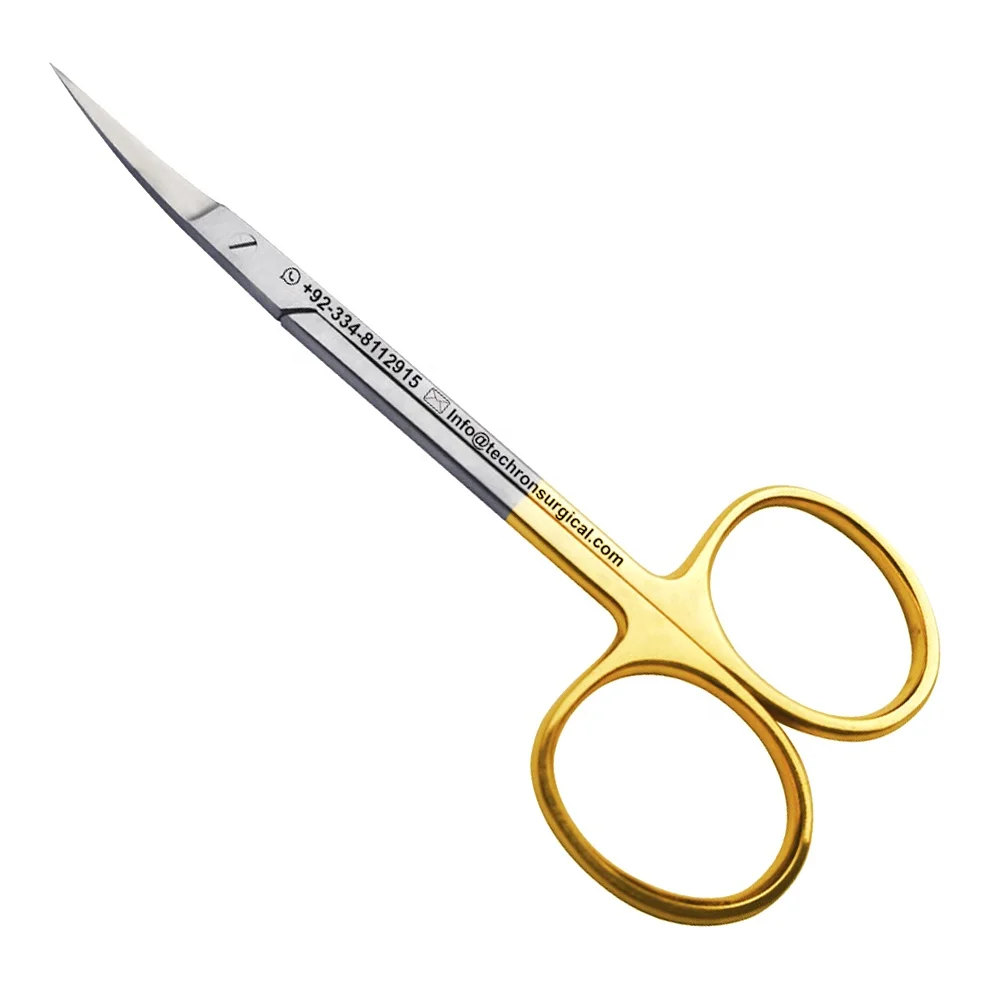 Cinelli Lower Lateral Scissors - Strong Curved Nasal Scissors