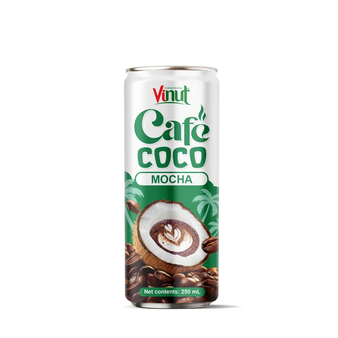 Кокосовый кофейный напиток Arabica & Robusta 325 мл VINUT - Non-GMO без молочных продуктов глютена частная марка OEM/ODM бесплатный образец