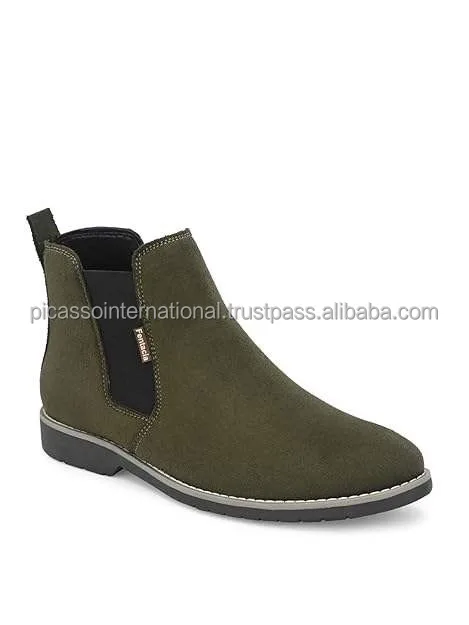 Widely Selling Best Quality Classic Design Wholesale Supply OEM 100% Swede Genuine Leather Chelsea Boots for Men